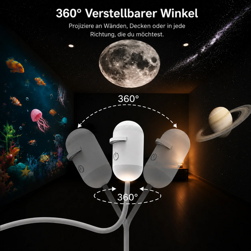 2-in-1 Galaxie-Projektor & Nachtlicht