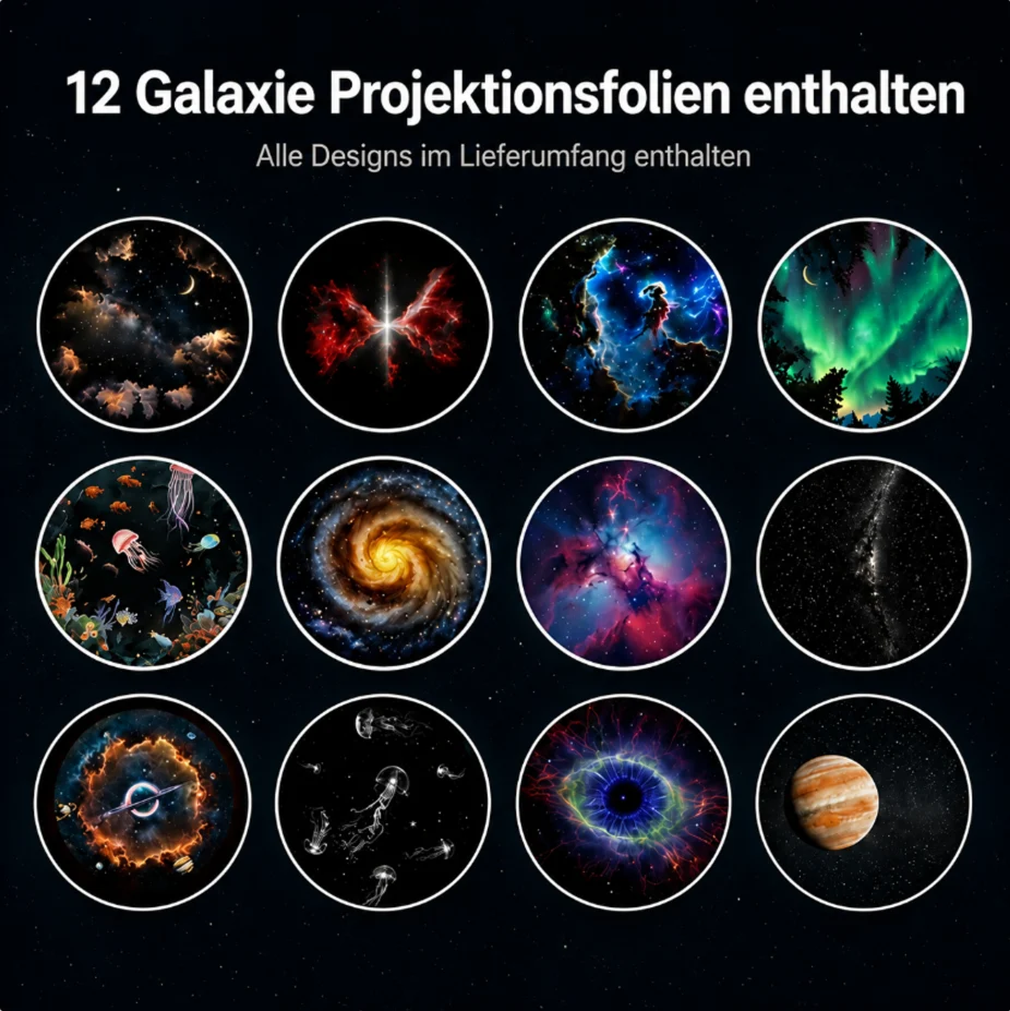 2-in-1 Galaxie-Projektor & Nachtlicht